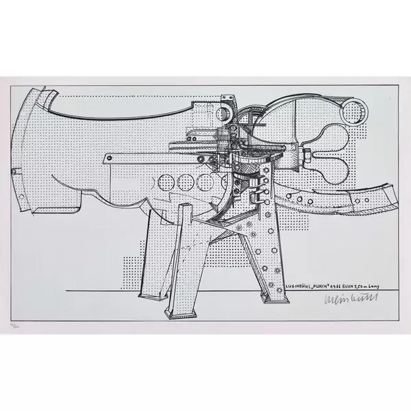 "Luginbühl Punch 1966 Eisen 3,5 m lang"