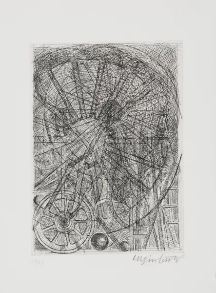 Bernhard Luginbühl — Schemenräder, 1993