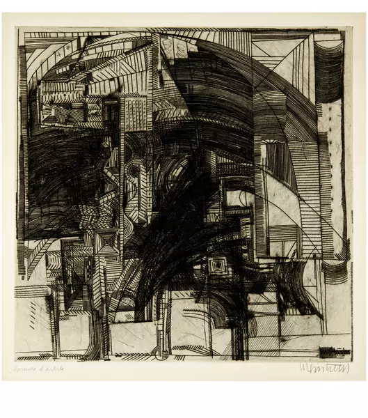 Bernhard Luginbühl — Kupferstich III — Galerie Kornfeld