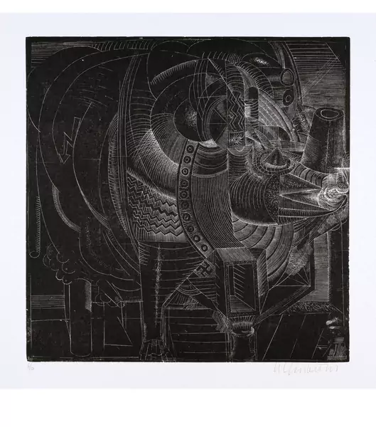 Bernhard Luginbühl — Nashorn — Galerie Kornfeld