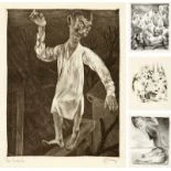 4 expressionistische Grafiken