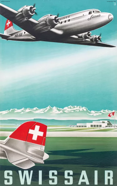 Bernhard Reber — SWISSAIR, 1948