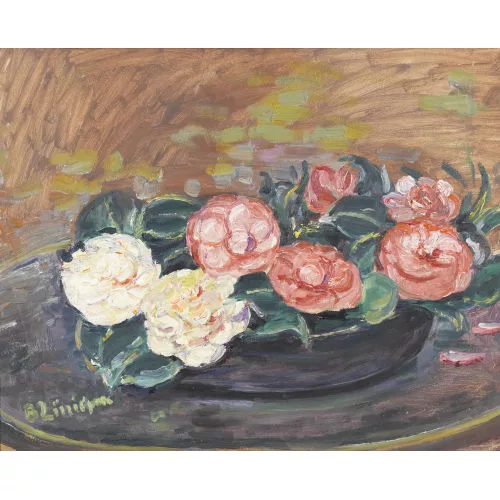 Bertha Züricher — Stillleben mit Rosen.