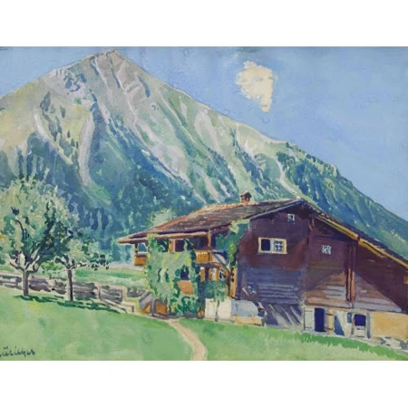 Bauernhaus mit Niesen