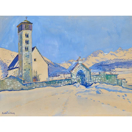 "Kirche in Samedan"