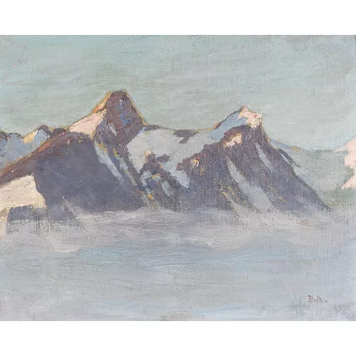 Berthe Bouvier — "Schweizer Berglandschaft".