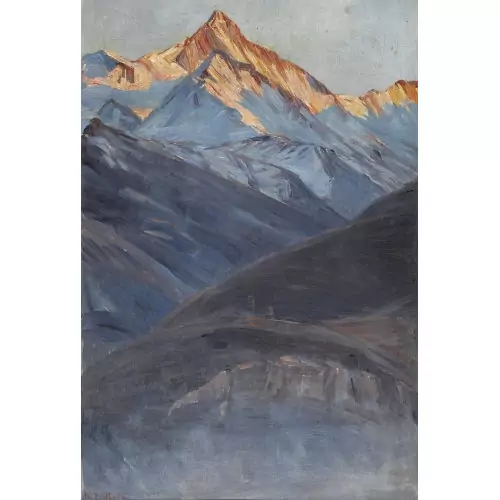 Das Weisshorn im Abendlicht