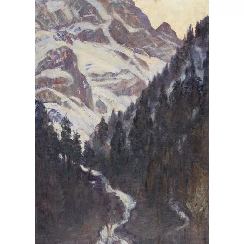 Blanche Berthoud — "La Gorge (Champéry)".