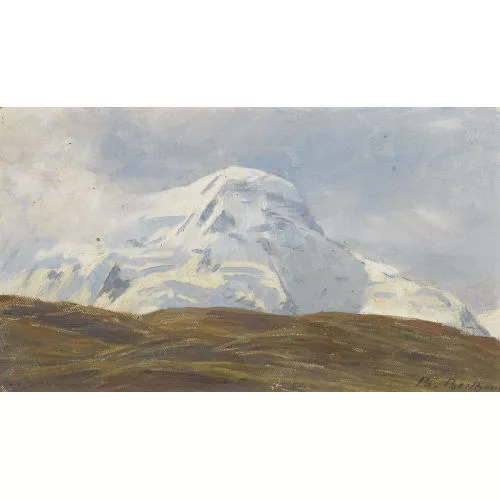 Blanche Berthoud — Blick auf den Liskamm.