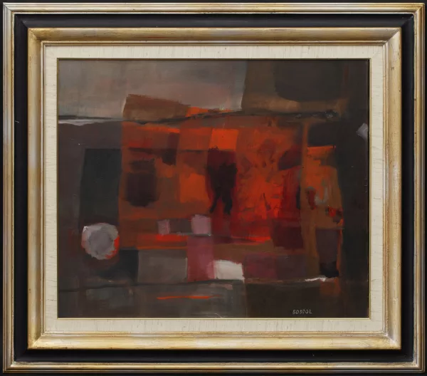 Bodjol — Composition en rouge,