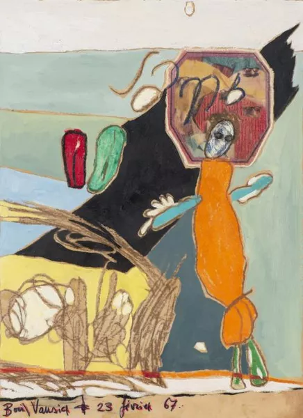 Boris Vansier (1928), "Jardin d'enfant " aussi titré (*danse orientale*). — DognyAuction