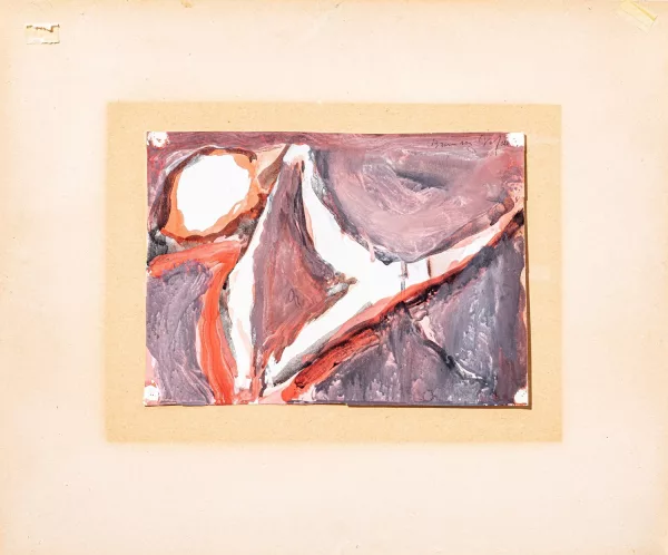 Bram van Velde — Bram van Velde (1895-1981), Sans titre, Carouge ou