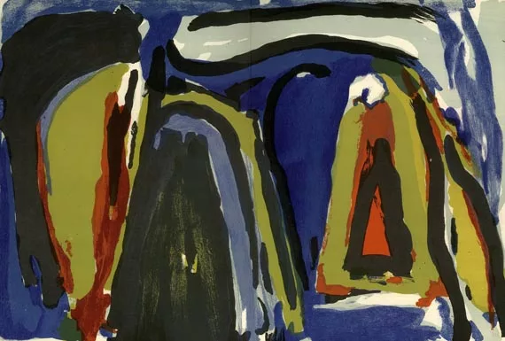 Bram van Velde — Derriere le miroir. 1975