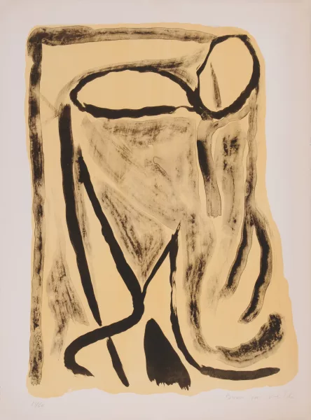 Bram van Velde — 4 Blätter: Untitled, 1971/72