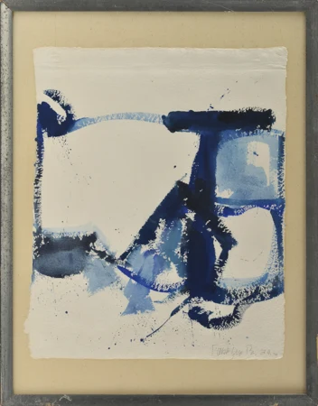 Composition en bleu
