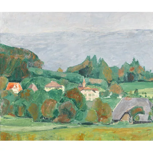 Bruno Hesse — Oschwand mit Nebelmeer.