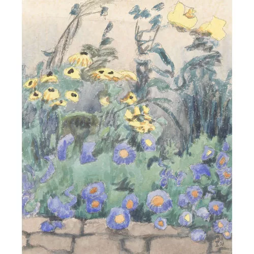 Bruno Hesse — Sommerliche Gartenblumen.