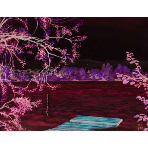 Bruno Hesse — Frühling am Burgäschisee.
