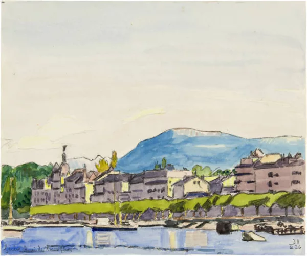 Bruno Hesse — Genève, Quai des Eaux Vives