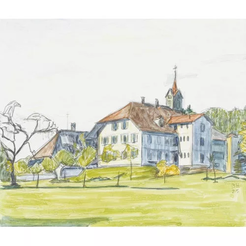 Bruno Hesse — Schulhaus auf der Oschwand.