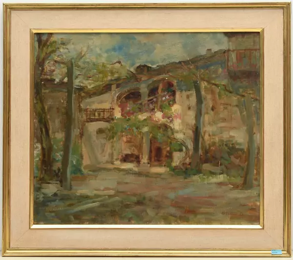 Bruno Nizzola — Tessiner Bauerndorf. — Schuler Auktionen