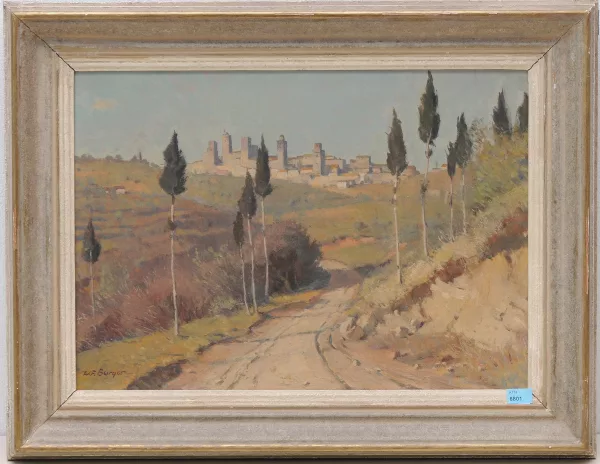 Burger, Willy Friedrich — Weg nach San Gimignano
