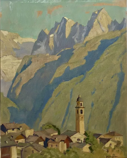 Burger, Willy Friedrich — Vue de Soglio
