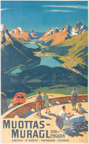 Burger, Willy Friedrich — "Muottas-Muragl Engadin".