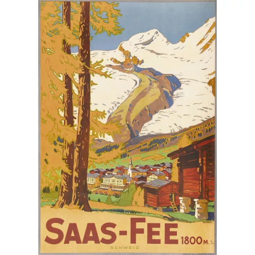 Burger, Willy Friedrich — "Saas-Fee".