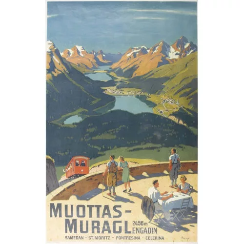 Burger, Willy Friedrich — "Muottas-Muragl Engadin".