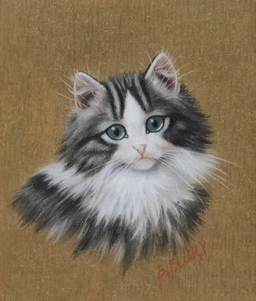 Burkhard Flury genannt Katzen-Flury — Ein Kätzchen