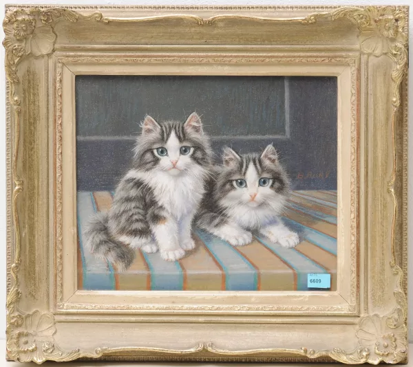 Burkhard Flury genannt Katzen-Flury — Zwei Kätzchen