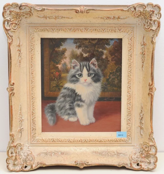 Burkhard Flury genannt Katzen-Flury — Sitzendes Kätzchen