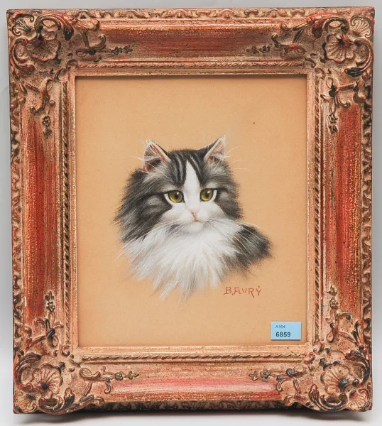 Burkhard Flury genannt Katzen-Flury — Portrait einer Katze