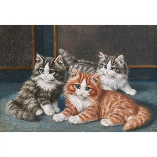 Burkhard Flury genannt Katzen-Flury — Drei Kätzchen.