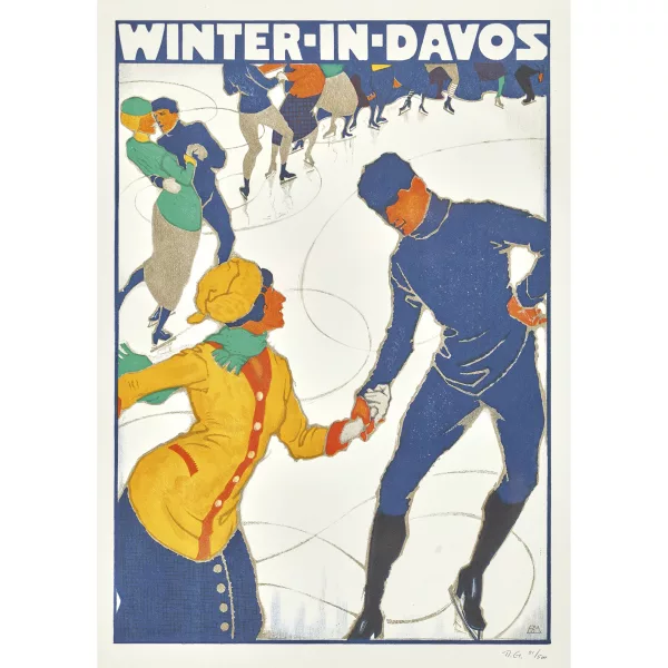 Burkhard Mangold — "Winter-in-Davos".