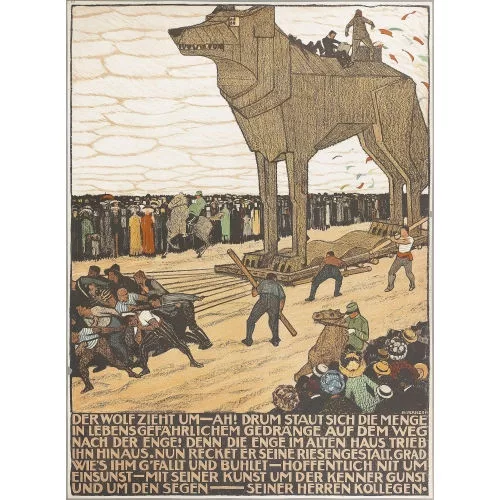 Burkhard Mangold — "Der Wolf zieht um...".