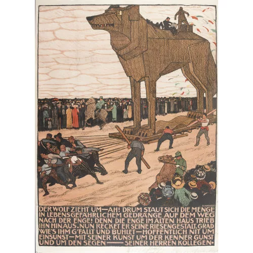 Burkhard Mangold — "Der Wolf zieht um...".