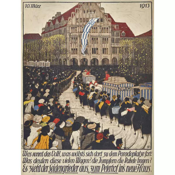 "Es zieht der Seidengrieder aus..."