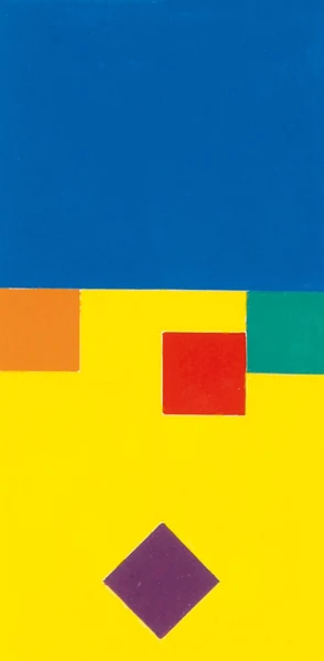 Camille Graeser — Farbstudie für eine nicht ausgeführte Serigraphie, 1976