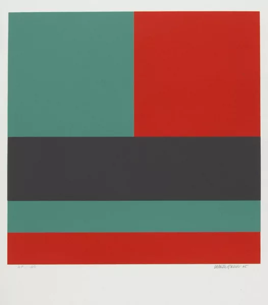 Camille Graeser — Rot plus Grün, 1965