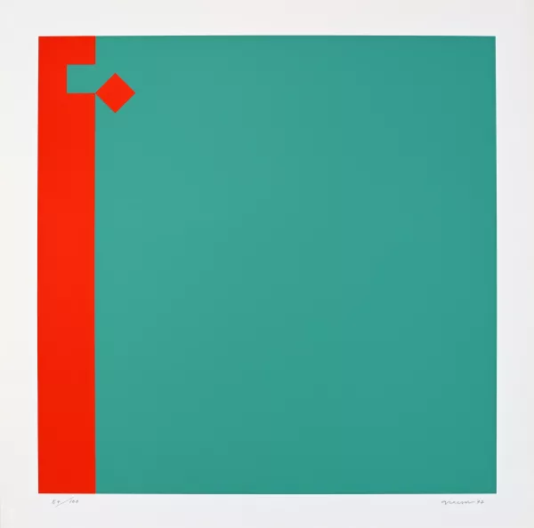 Camille Graeser — Mappe. 4 Serigrafien, 1977