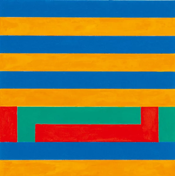 Camille Graeser — Farbstudie zum Bild "1:2:3:4", 1965/69
