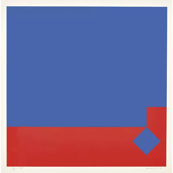 "Blau/Rot 3:1"