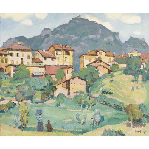 Carl Albert von Salis-Soglio — Ansicht von Montagnola.