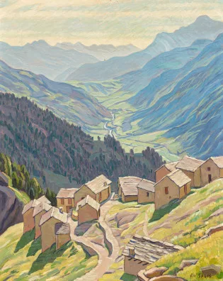 Carl Albert von Salis-Soglio — Valle Leventina bei Altanca