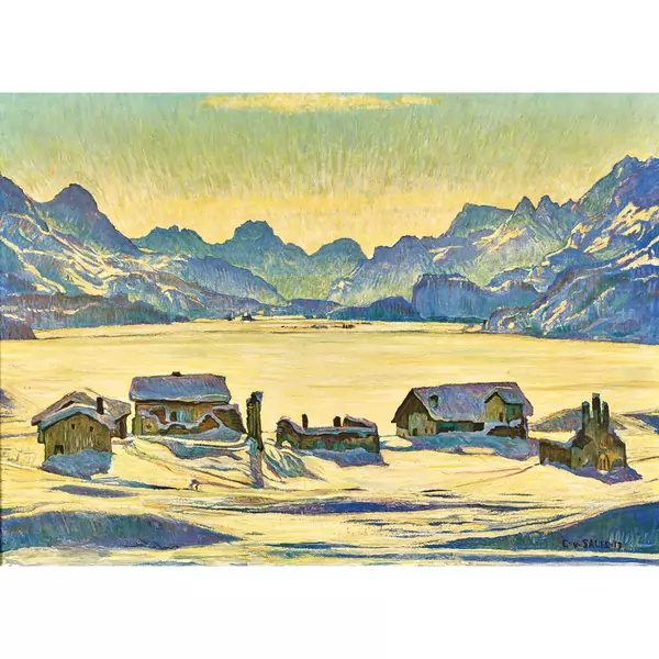 Sicht auf Sils-Baselgia
