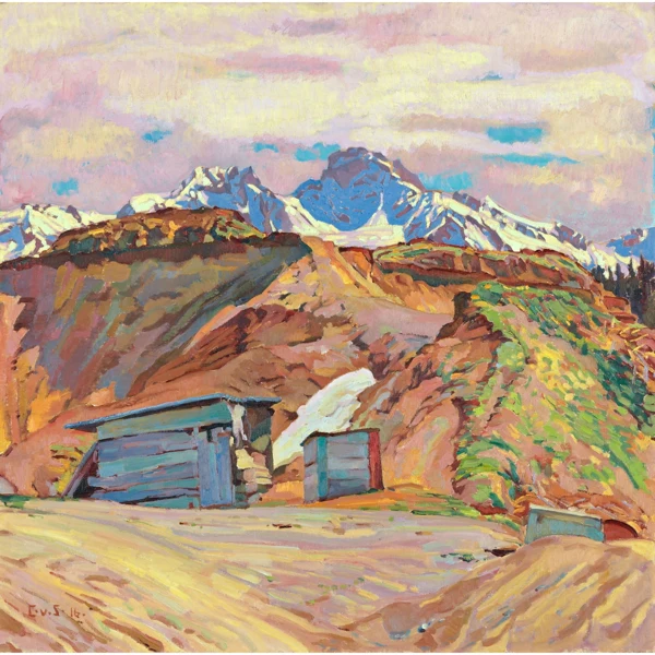Carl Albert von Salis-Soglio — BEI ST. MORITZ, 1916 NEAR ST. MORITZ, 1916