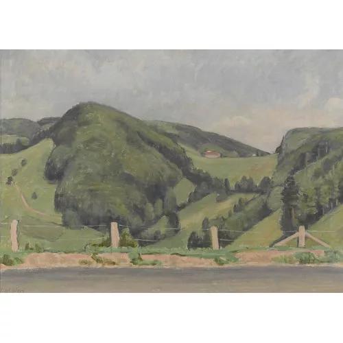 Carl Bieri — Bäuerliche Voralpenlandschaft.