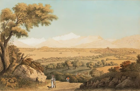 Vue de Genève & du Mont Blanc